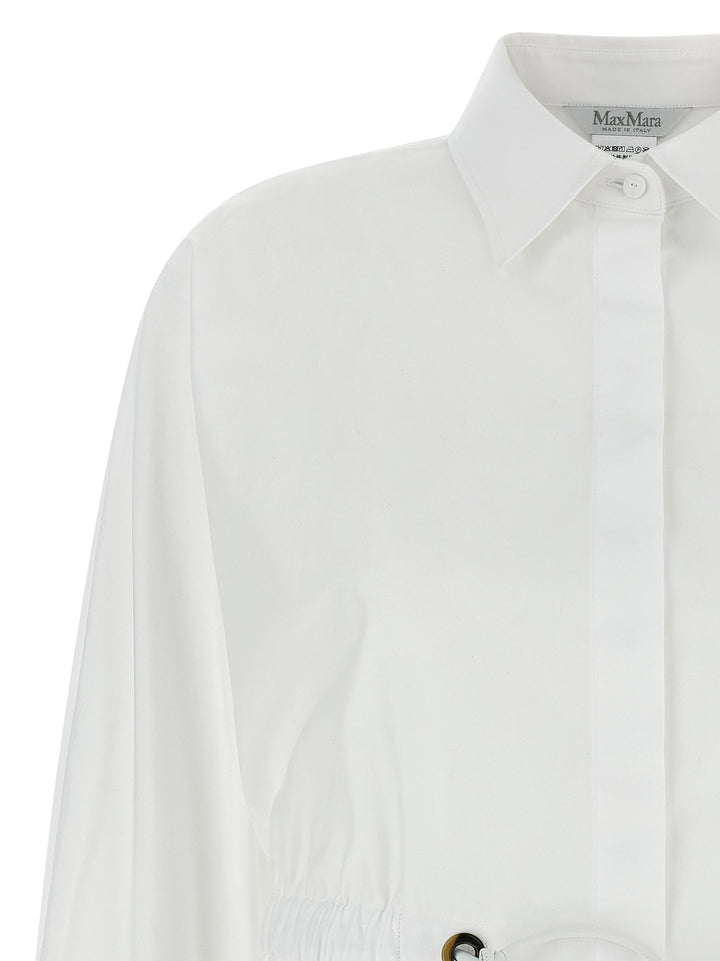Max Mara White Cotton Blouse