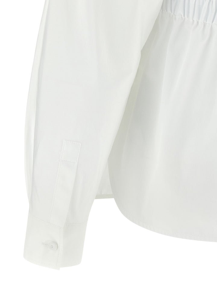 Max Mara White Cotton Blouse