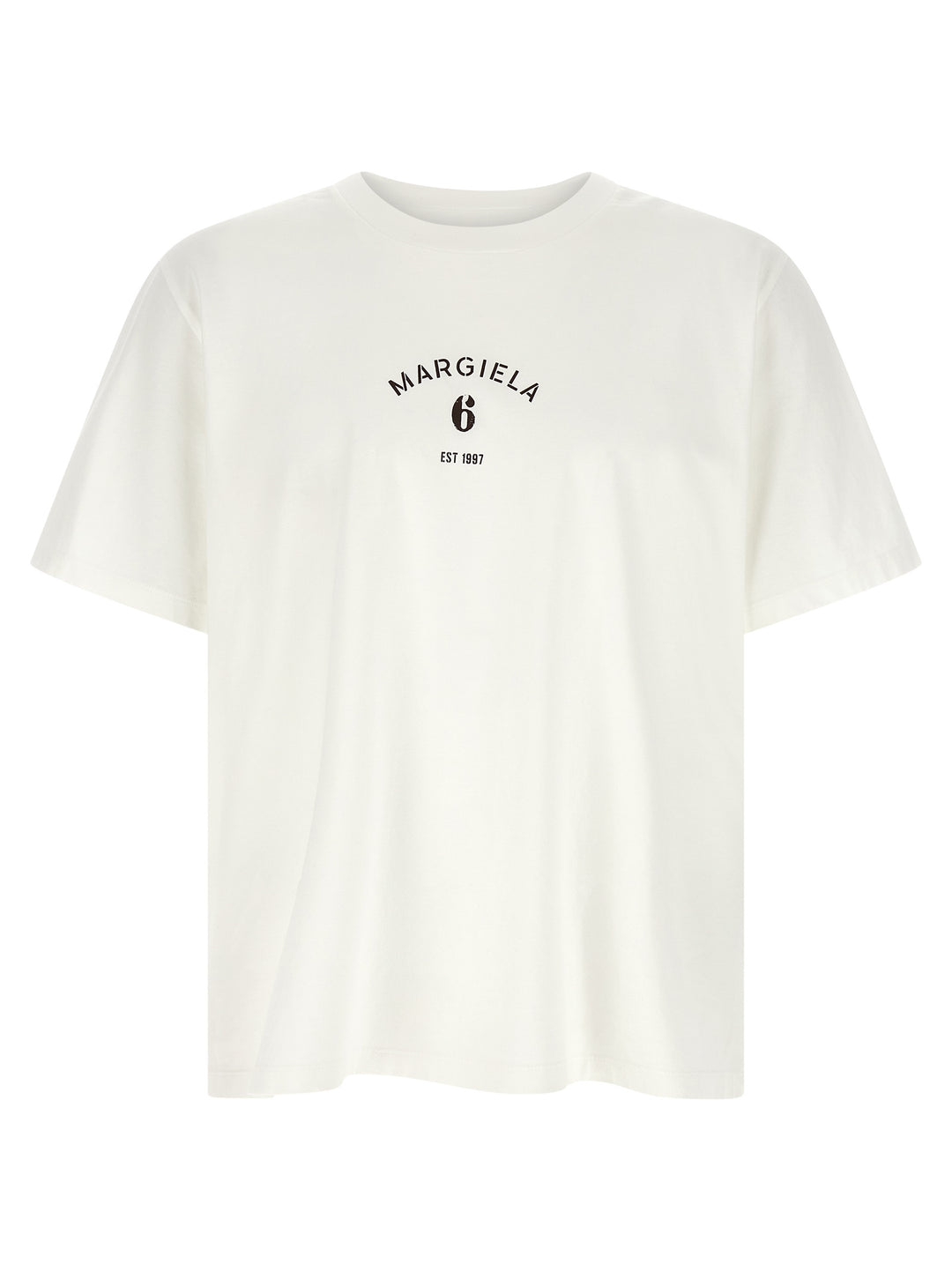 MM6 Maison Margiela White Cotton T-Shirt