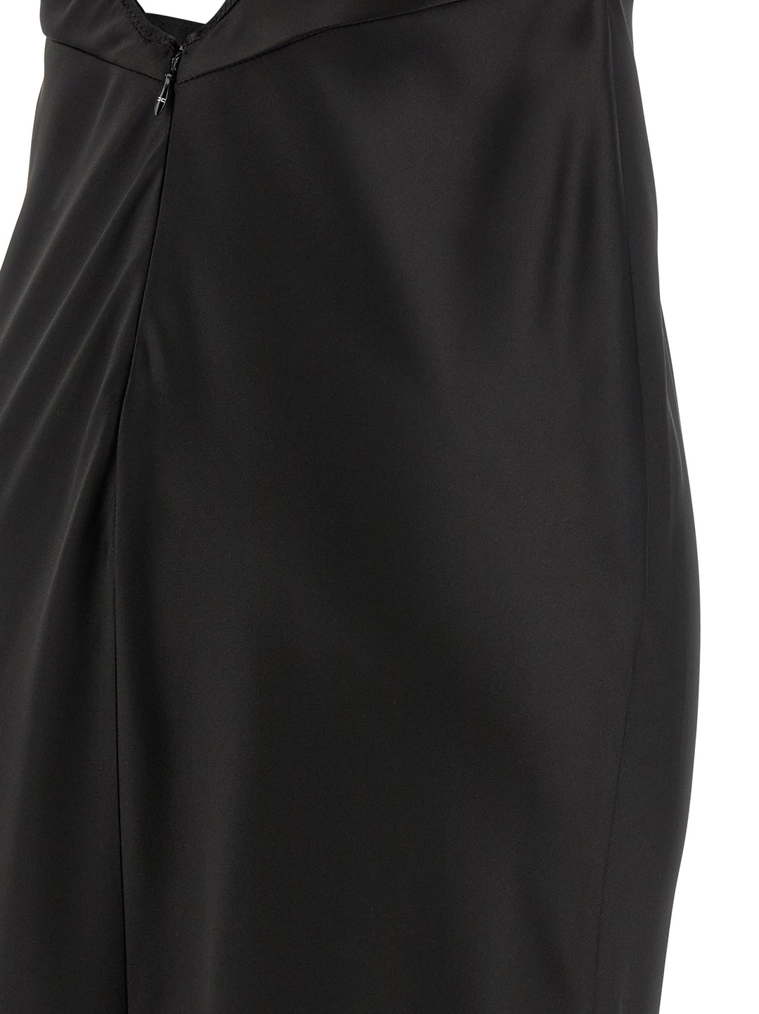 Elisabetta Franchi Black Polyester Long Dress
