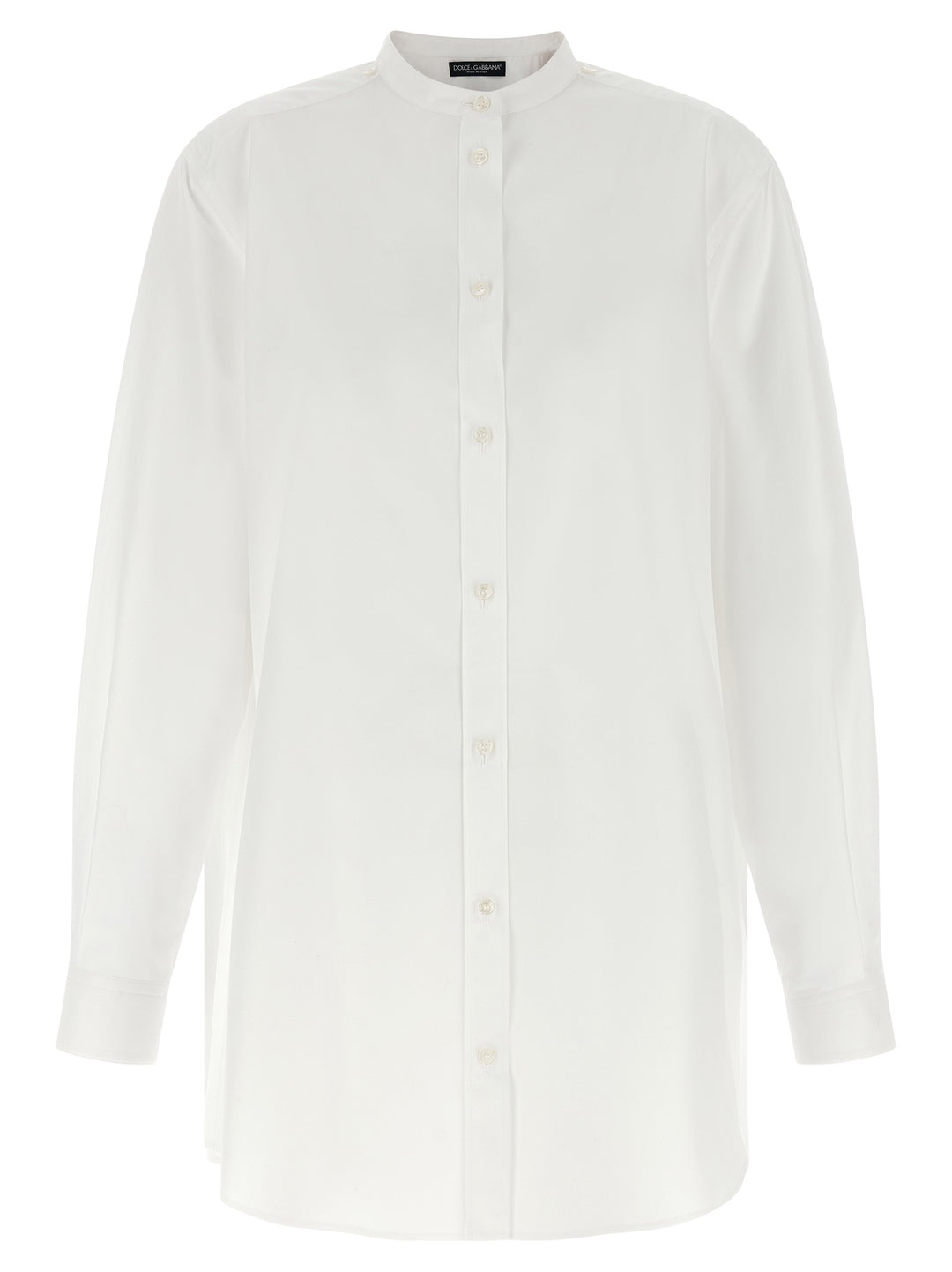 Dolce & Gabbana White Cotton Blouse