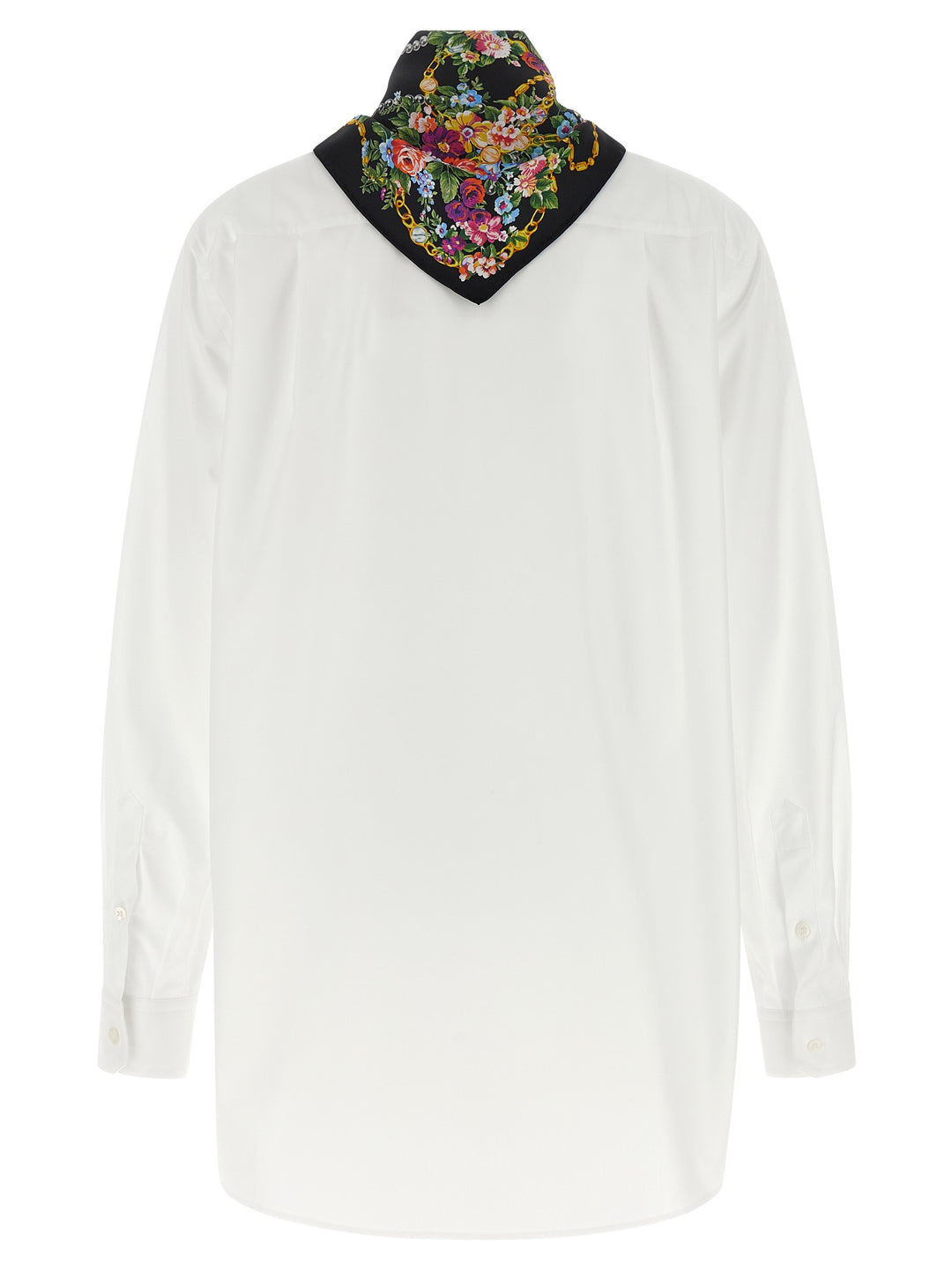 Dolce & Gabbana White Cotton Blouse