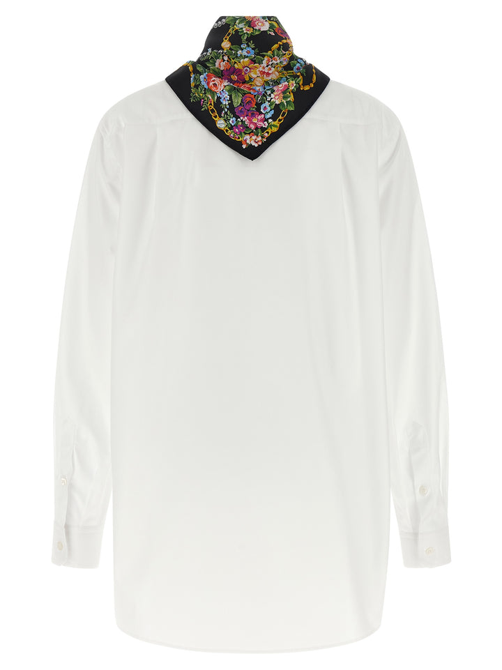 Dolce & Gabbana White Cotton Blouse