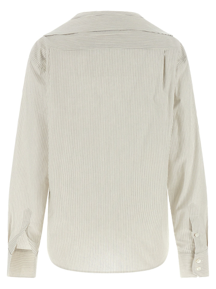 MM6 Maison Margiela Gray Cotton Blouse
