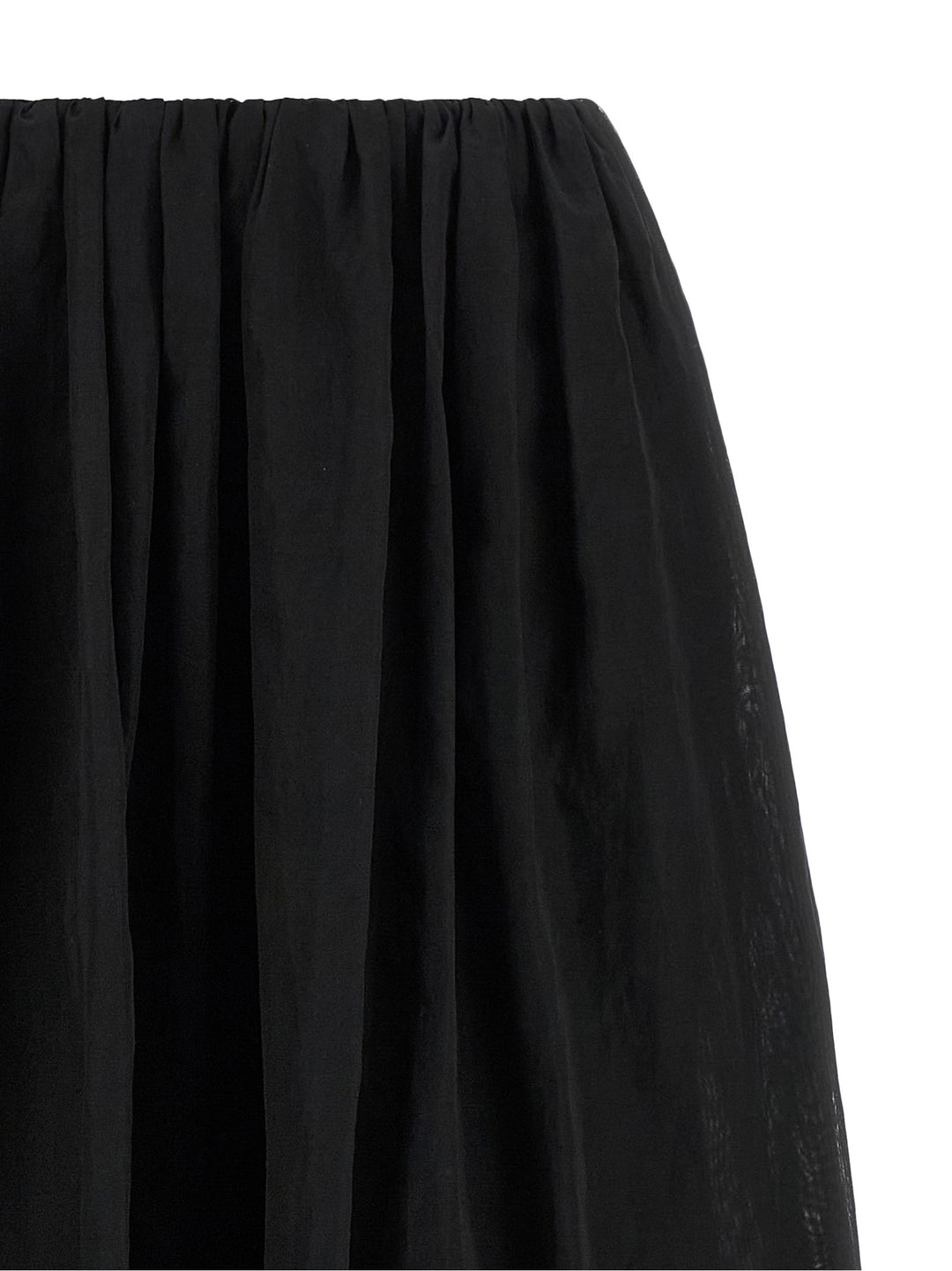 Brunello Cucinelli Black Cotton Mini Skirt