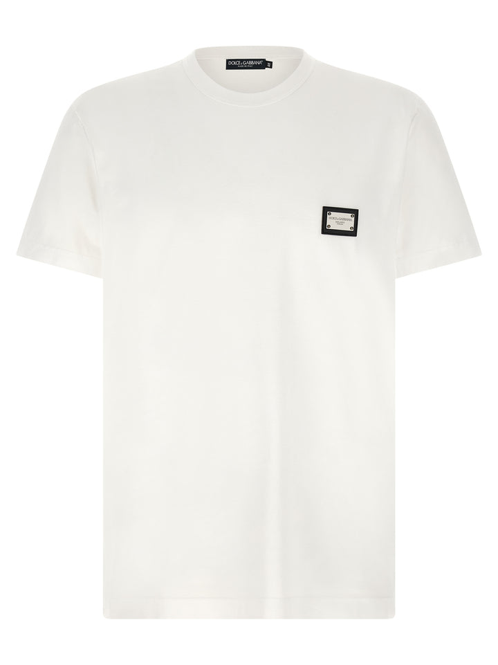 Dolce & Gabbana White Cotton T-Shirt