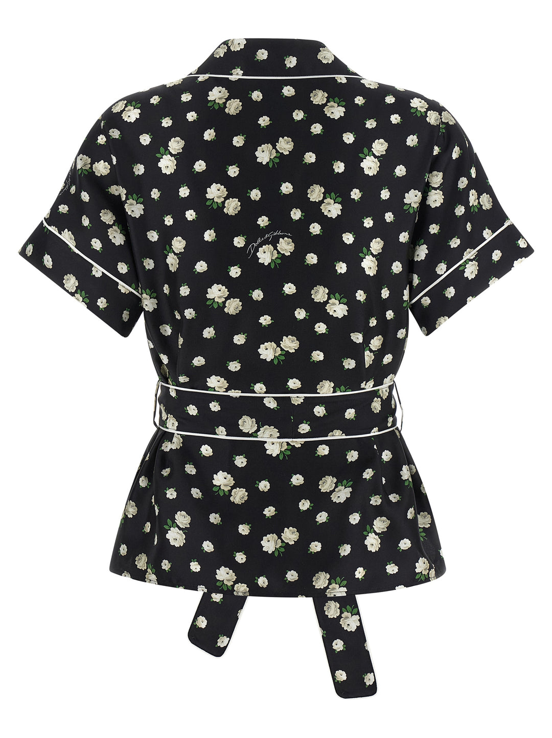 Dolce & Gabbana Black Silk Blouse