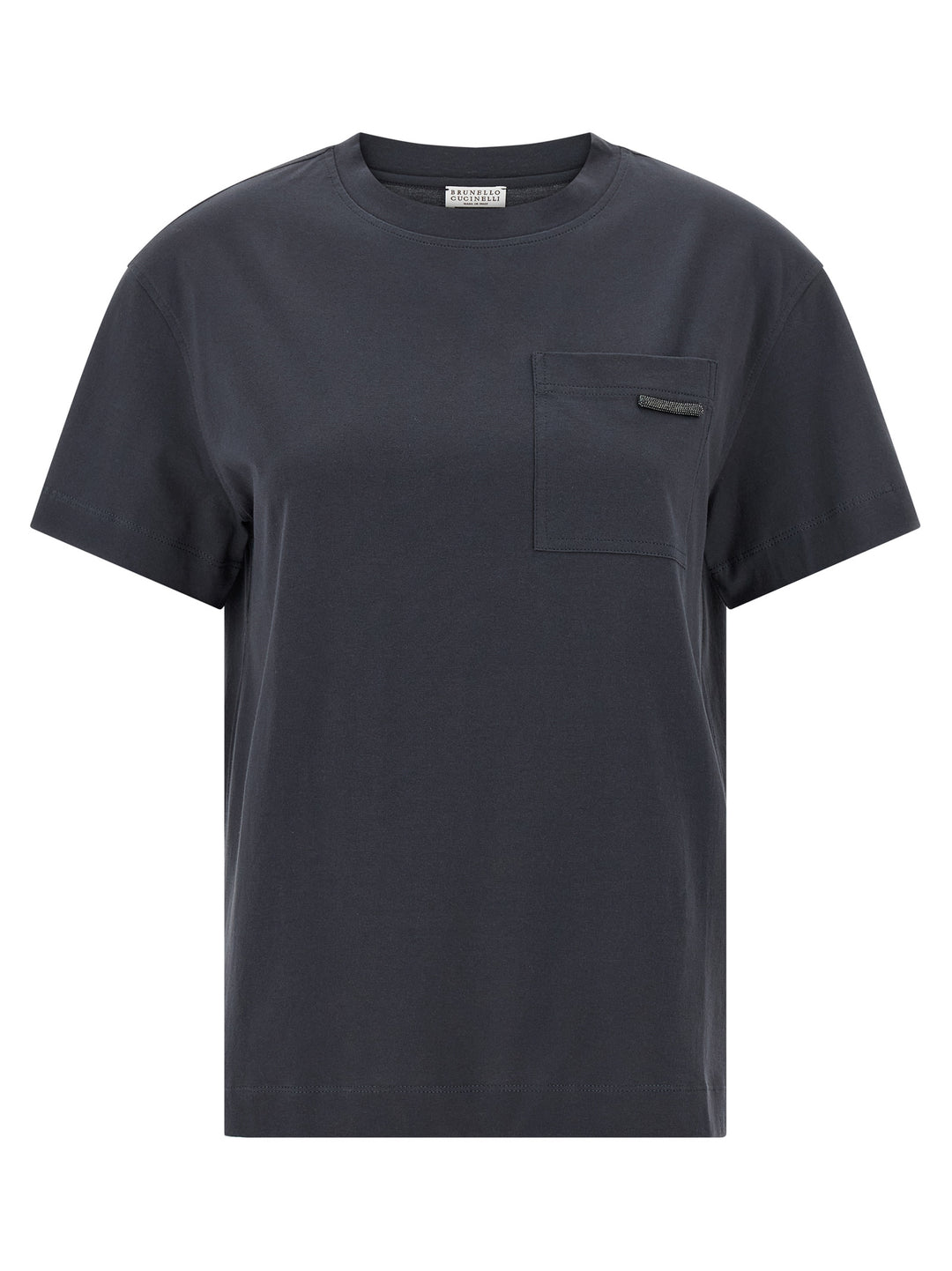 Brunello Cucinelli Blue Cotton T-Shirt