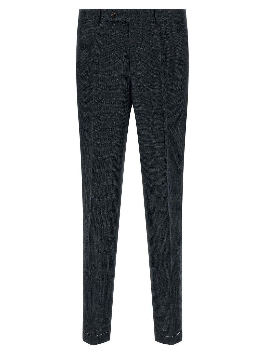 Brunello Cucinelli Blue Silk Two-Piece Suit