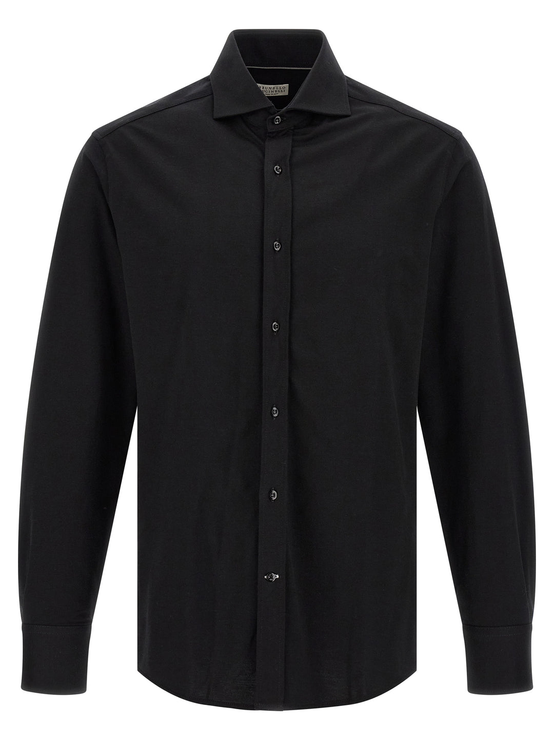 Brunello Cucinelli Black Cotton Blouse