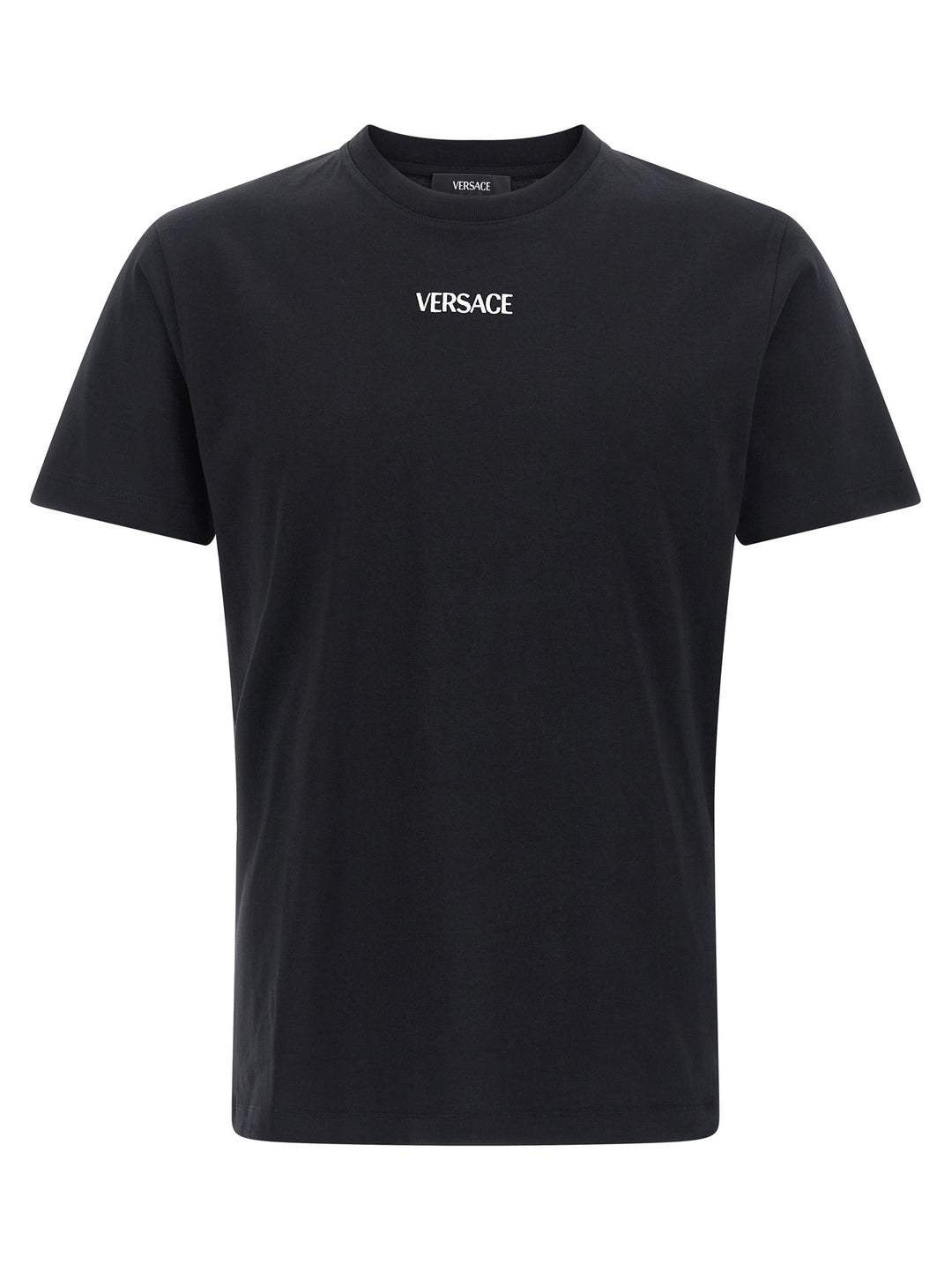 Versace Black Cotton T-Shirt