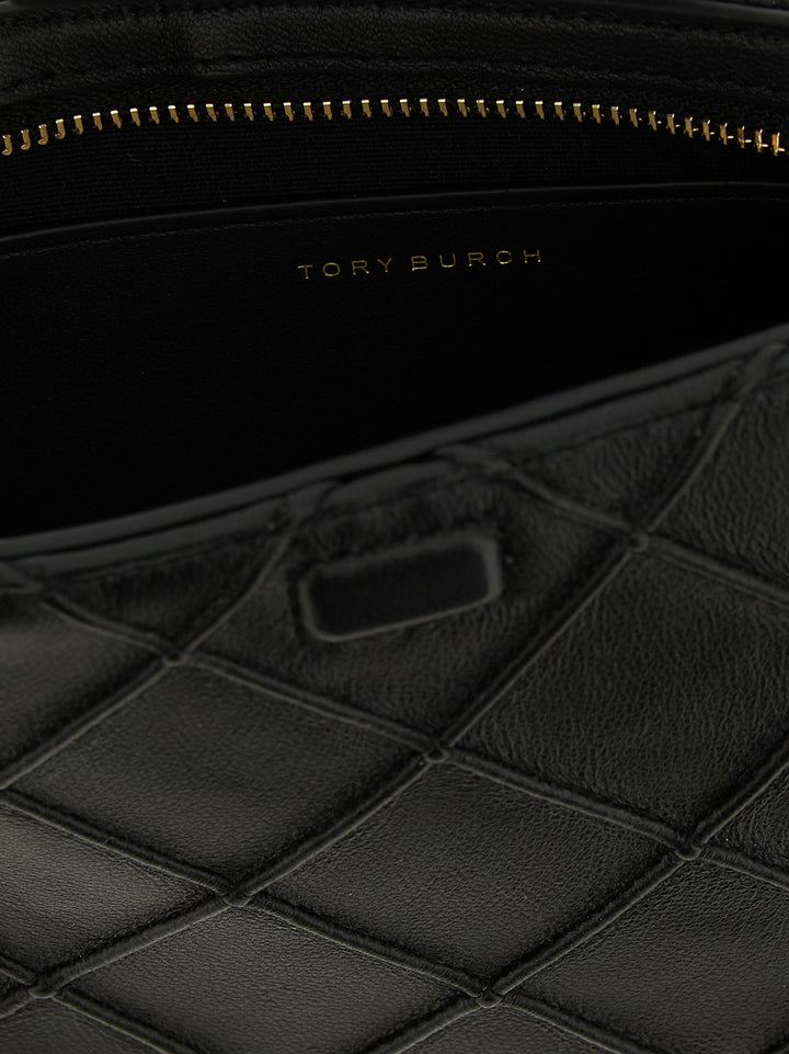 Tory Burch Black Lamb Leather Cardholder