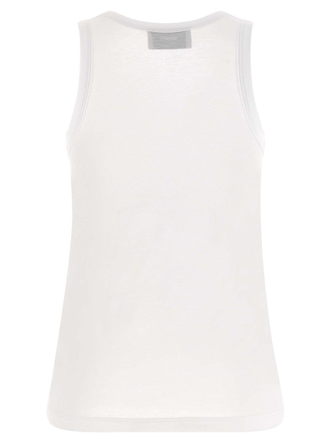 Coperni White Cotton Sleeveles T-Shirt