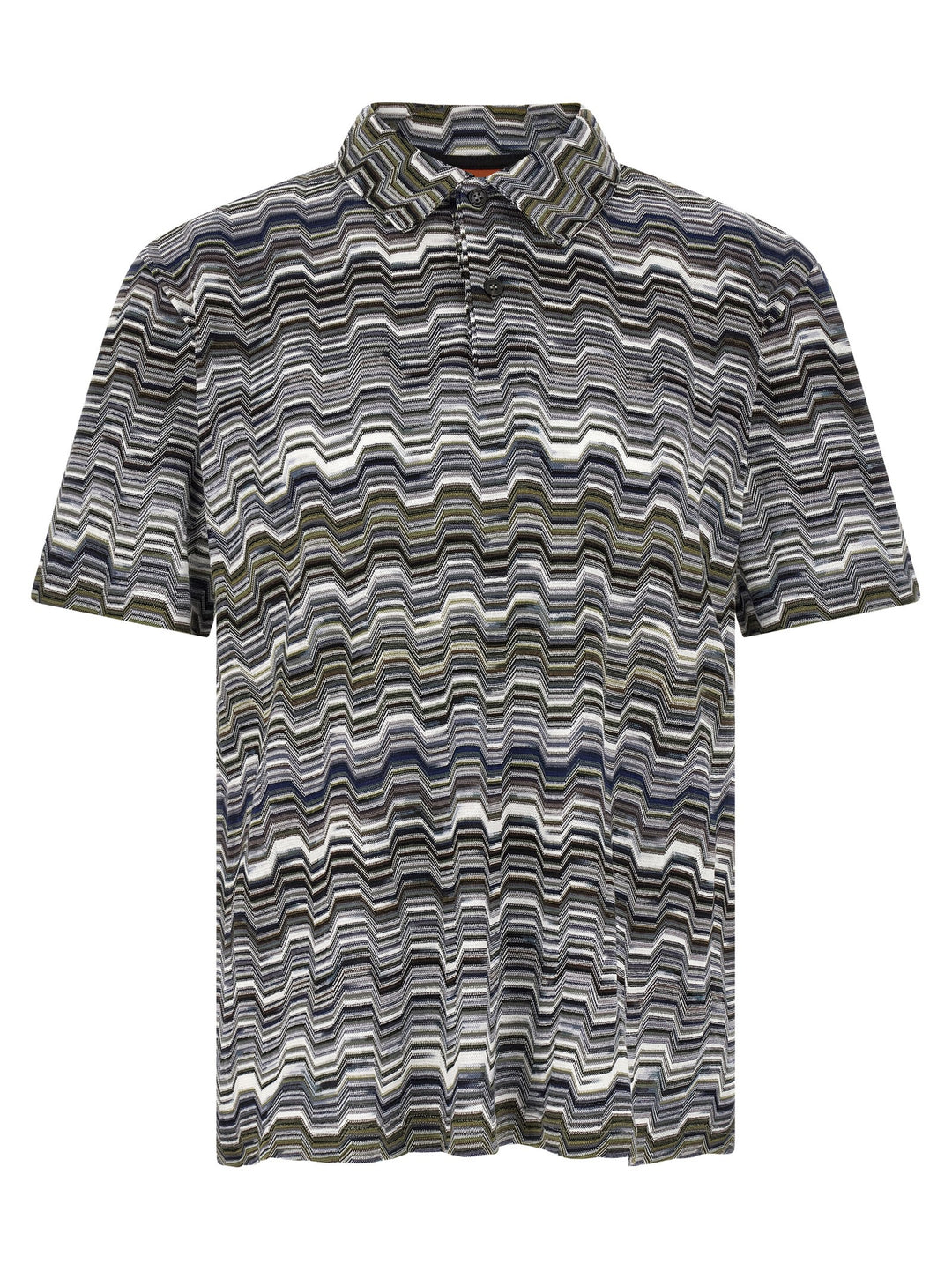 Missoni Bicolor Cotton Polo Shirt