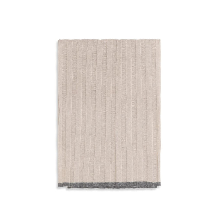 Brunello Cucinelli Beige Cashmere Scarf