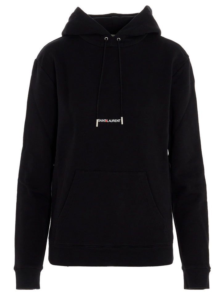 Saint Laurent Black Cotton Sweatshirt