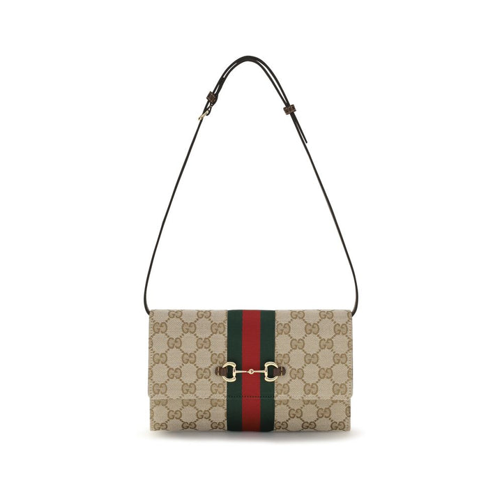 Gucci Brown Fabric Wallet