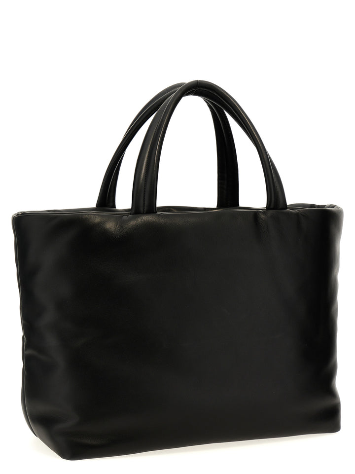 Saint Laurent Black Lamb Leather Tote Bag