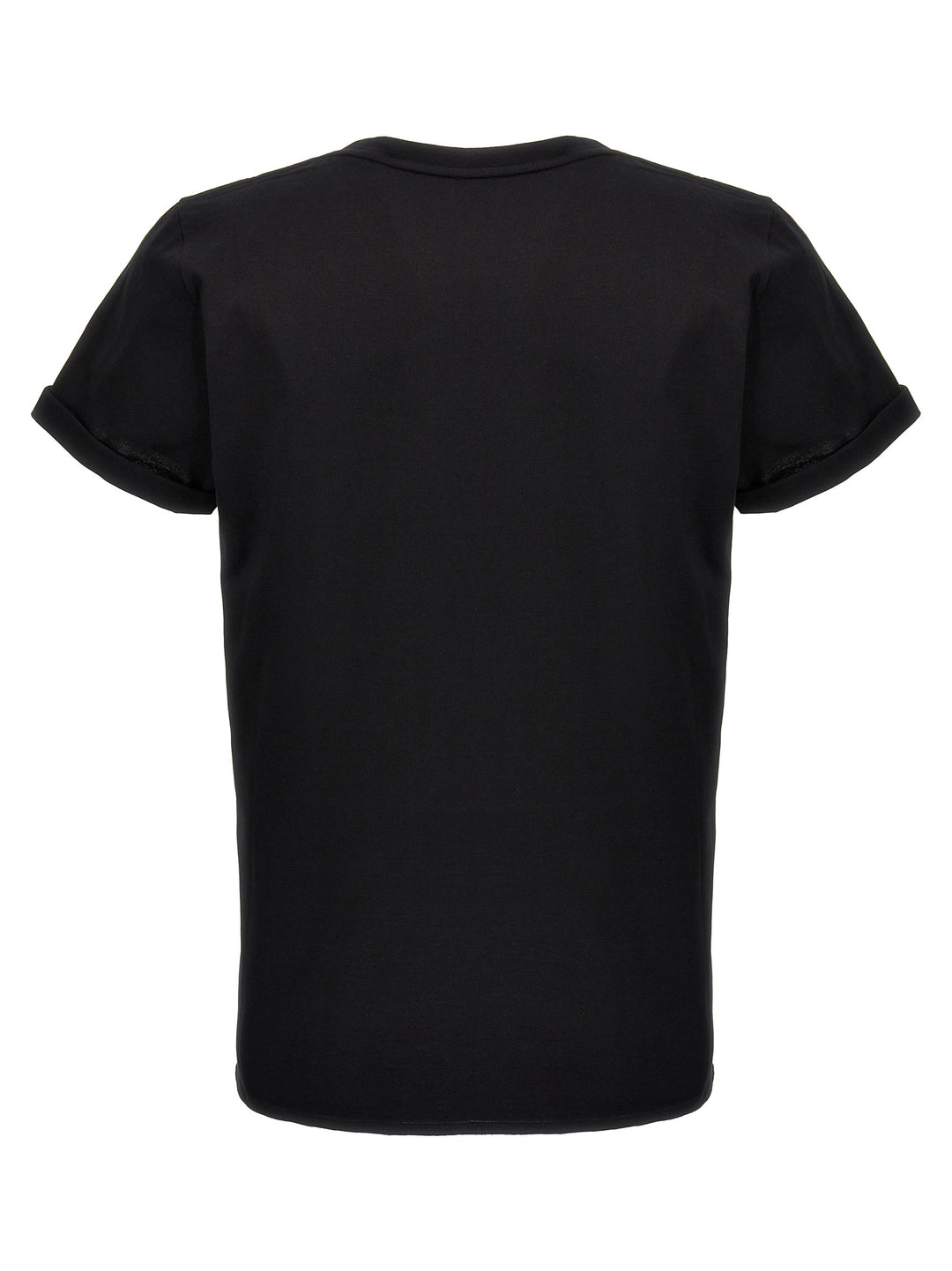 Saint Laurent Black Cotton T-Shirt