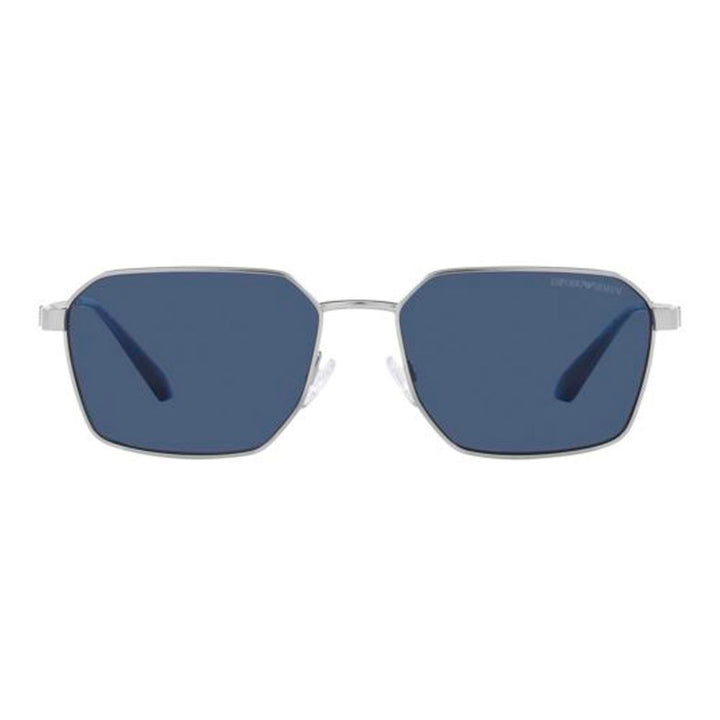 Emporio Armani Gray Metal Sunglasses
