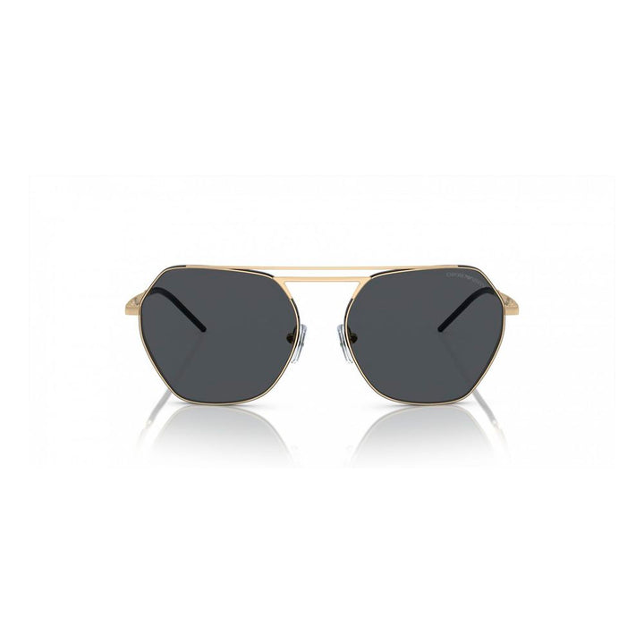 Emporio Armani Gold Metal Sunglasses