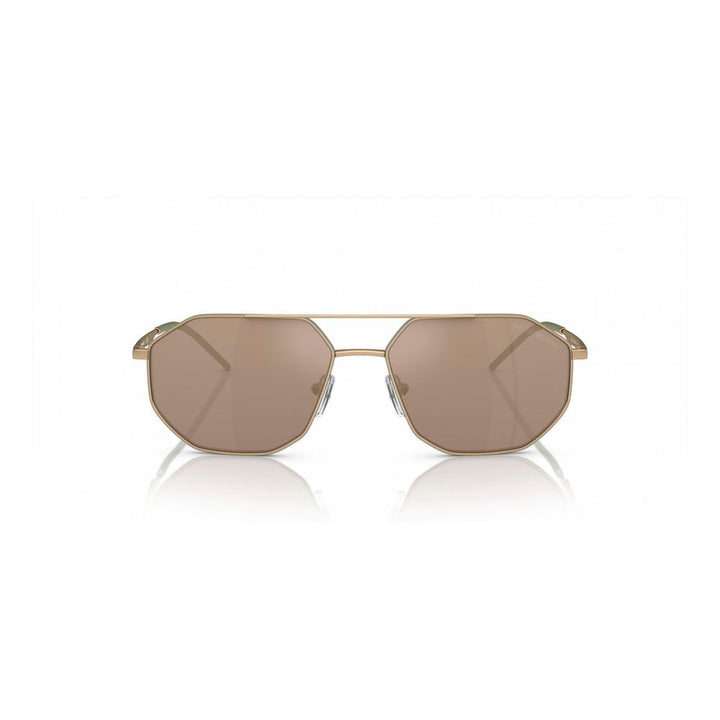 Emporio Armani Gold Metal Sunglasses