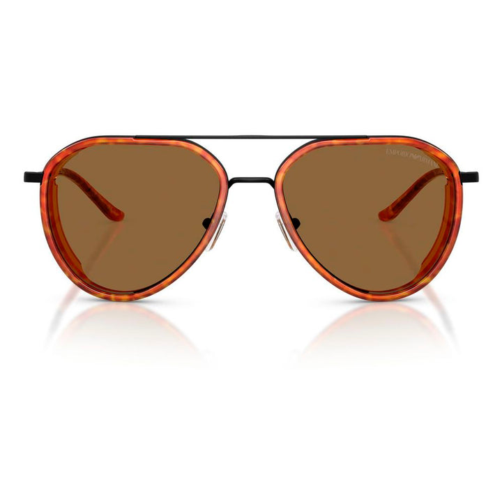 Emporio Armani Black Metal Sunglasses