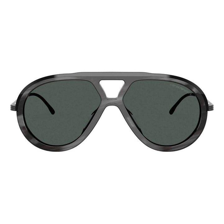Emporio Armani Gray Acetate Sunglasses