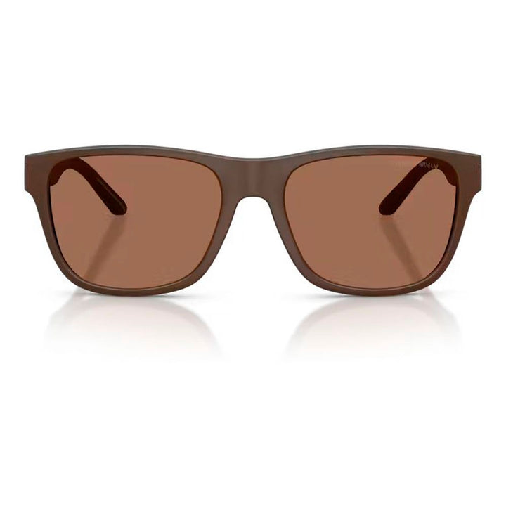 Emporio Armani Brown Acetate Sunglasses