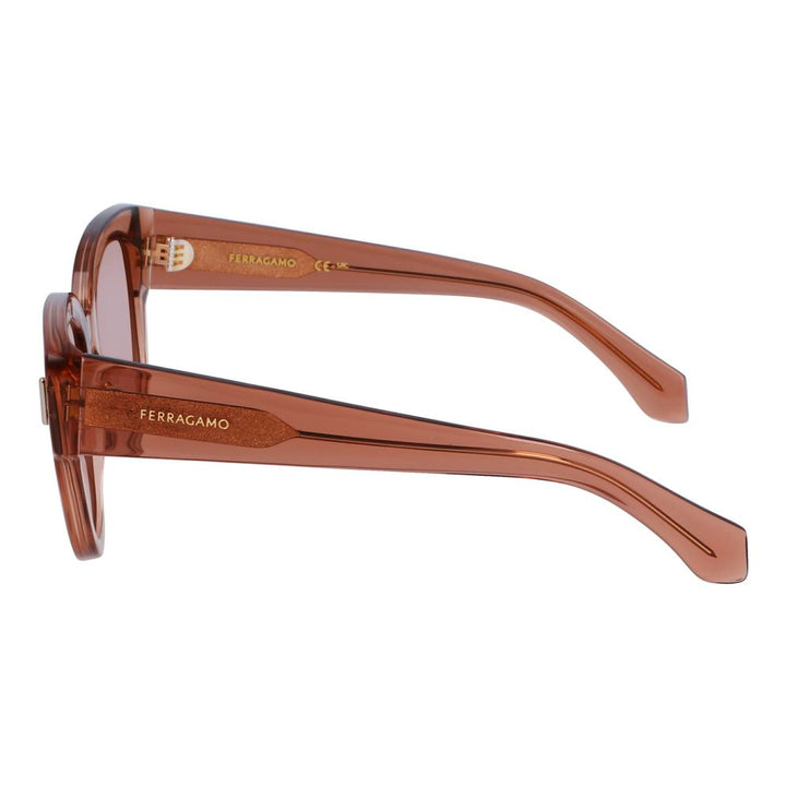 Ferragamo Transparent Acetate Sunglasses