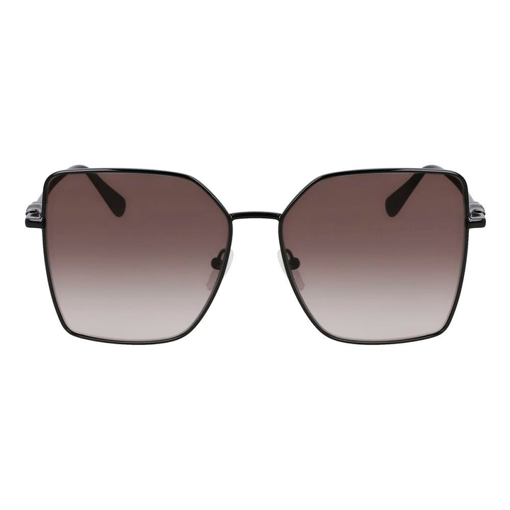 Longchamp Black Metal Sunglasses