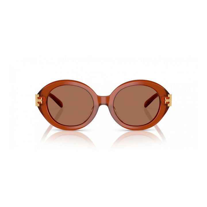 Tory Burch Brown Acetate Sunglasses