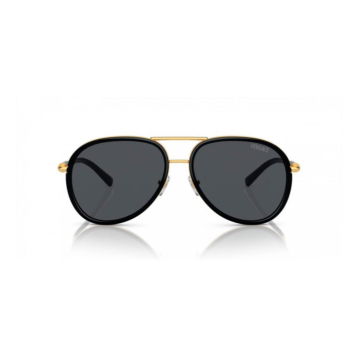 Versace Black Metal Sunglasses