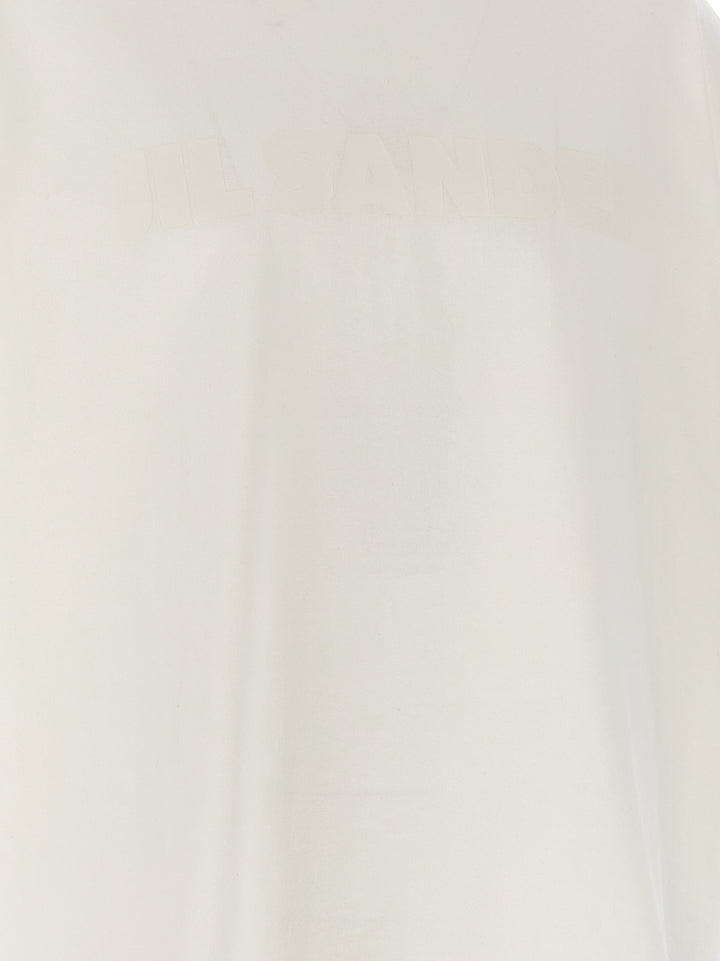 Jil Sander White Cotton T-Shirt