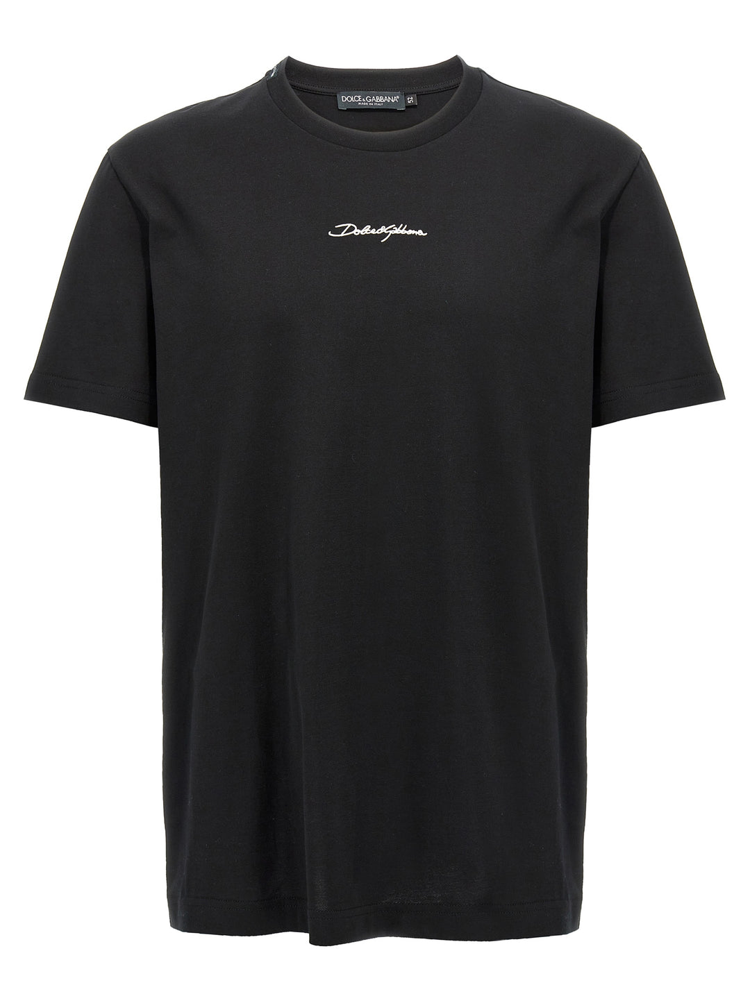 Dolce & Gabbana Black Cotton T-Shirt