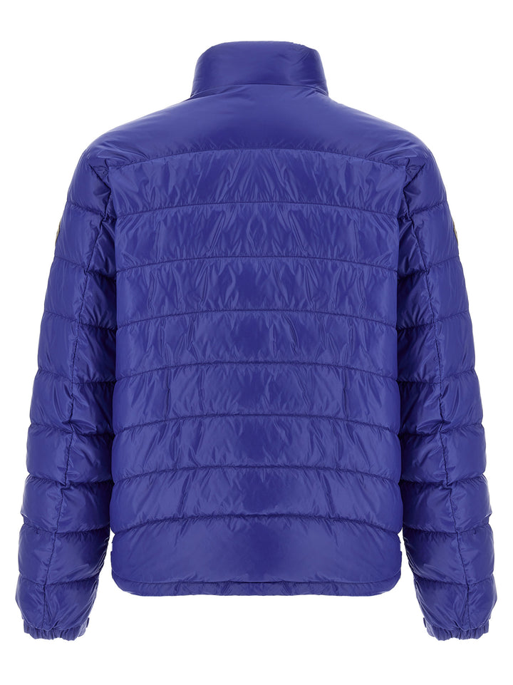 Moncler Blue Polyamide Full-Length Jacket