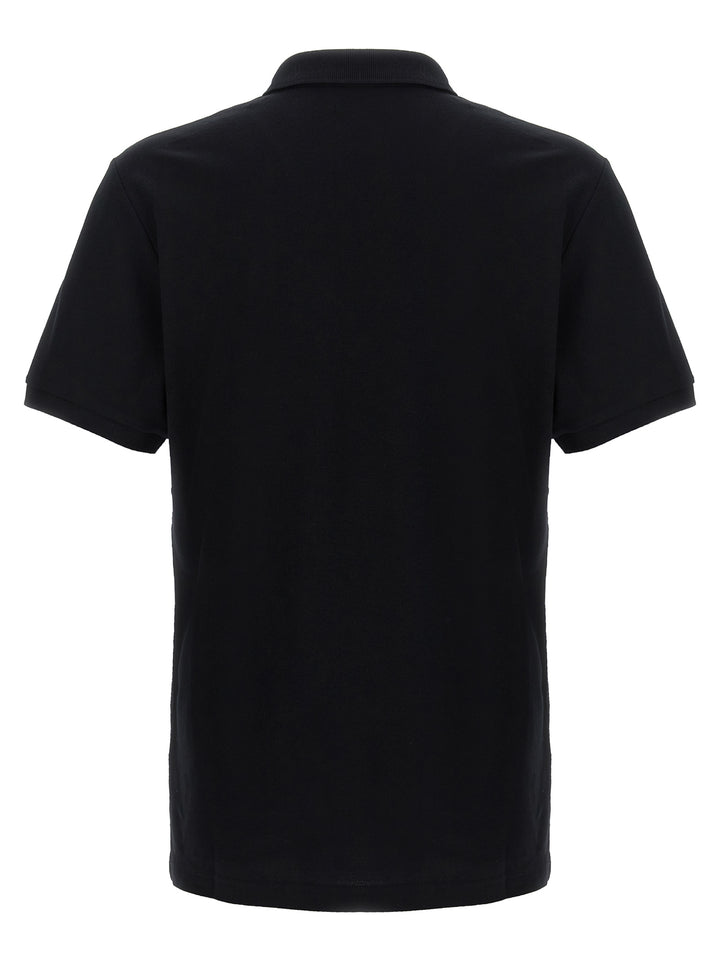 Moschino Black Cotton Polo Shirt