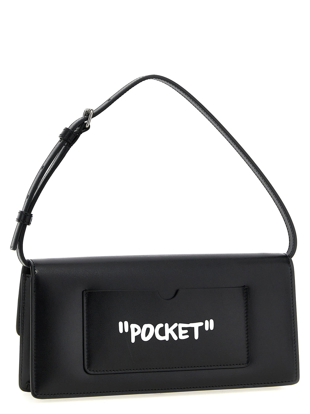 Off-White Bicolor Calfskin Shoulder Bag