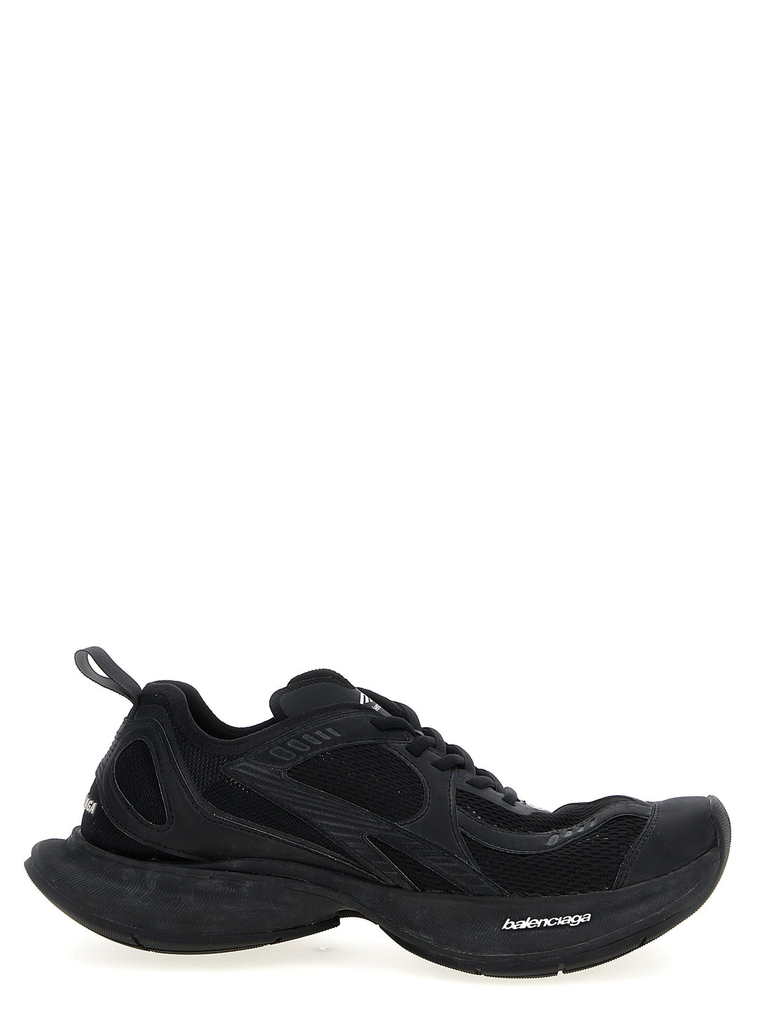 Balenciaga Black Polyester Athletic Sneakers