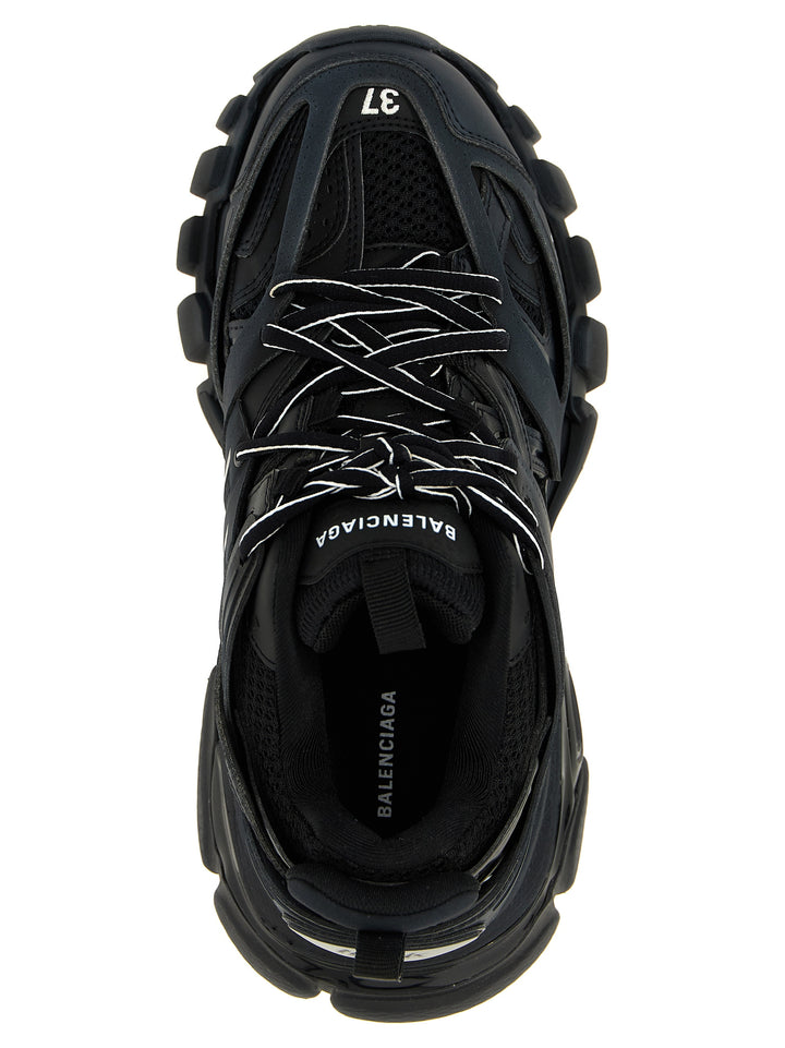 Balenciaga Black Polyethylene Athletic Sneakers
