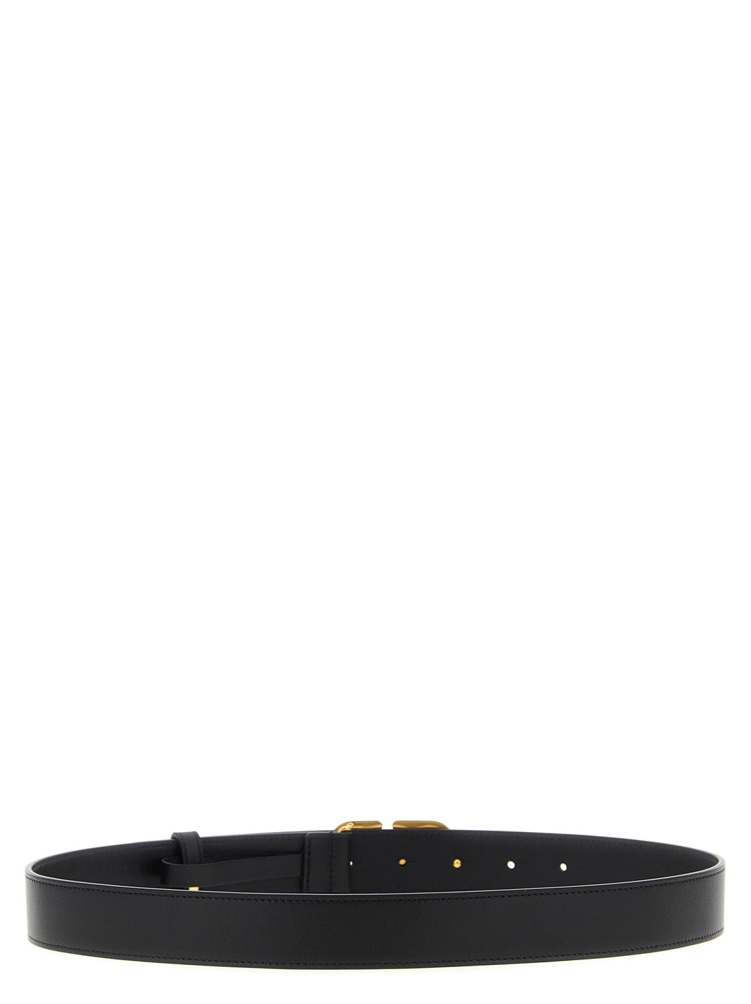 Valentino Garavani Black Calfskin Regular Belt