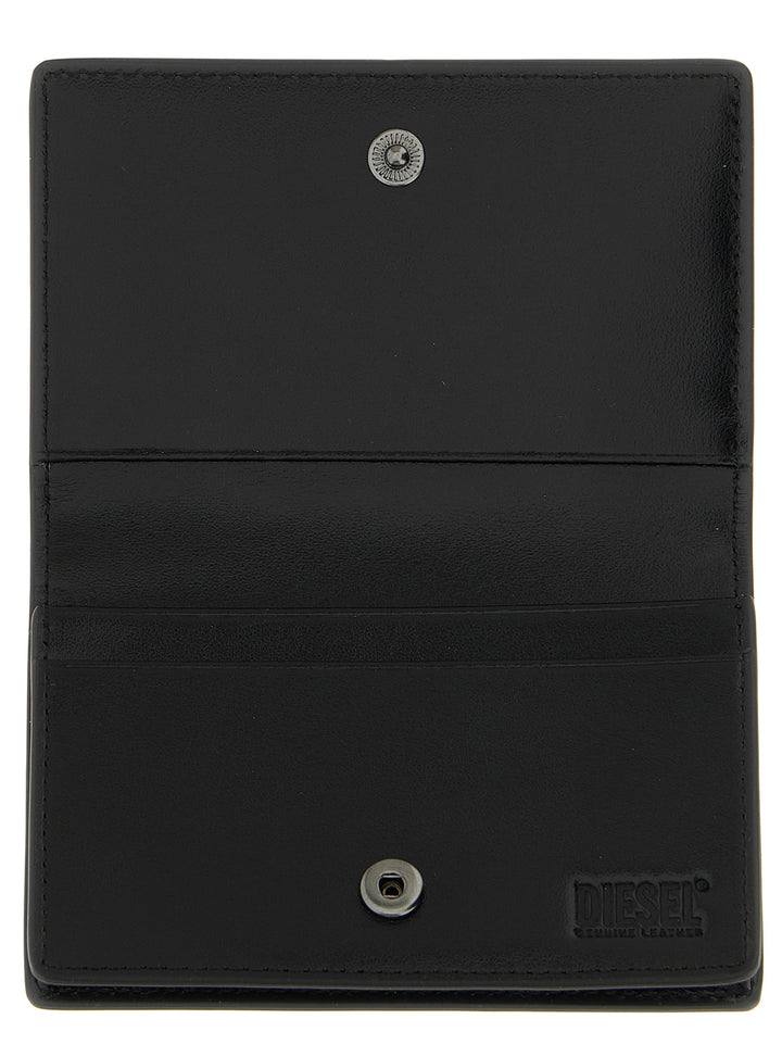 Diesel Black Leather Cardholder
