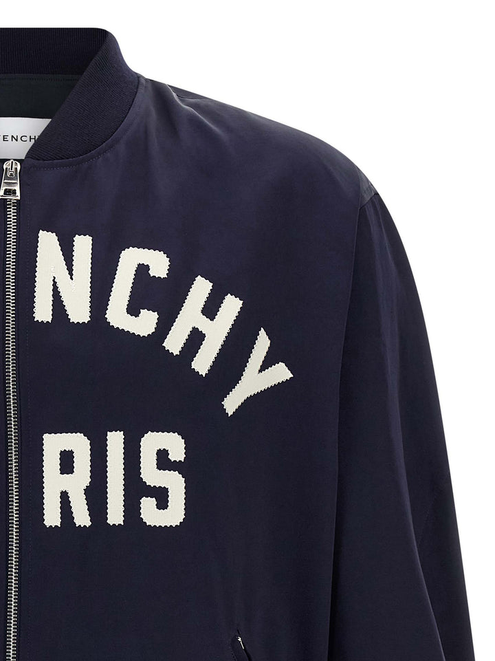 Givenchy Blue Cotton Bomber