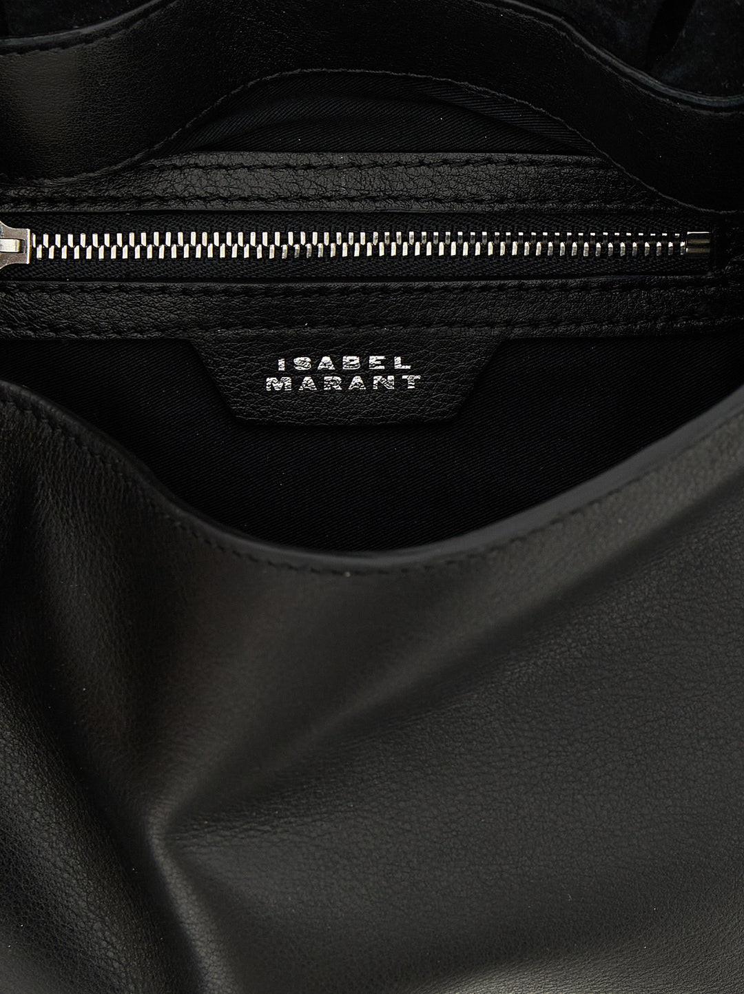 Isabel Marant Black Calfskin Shoulder Bag