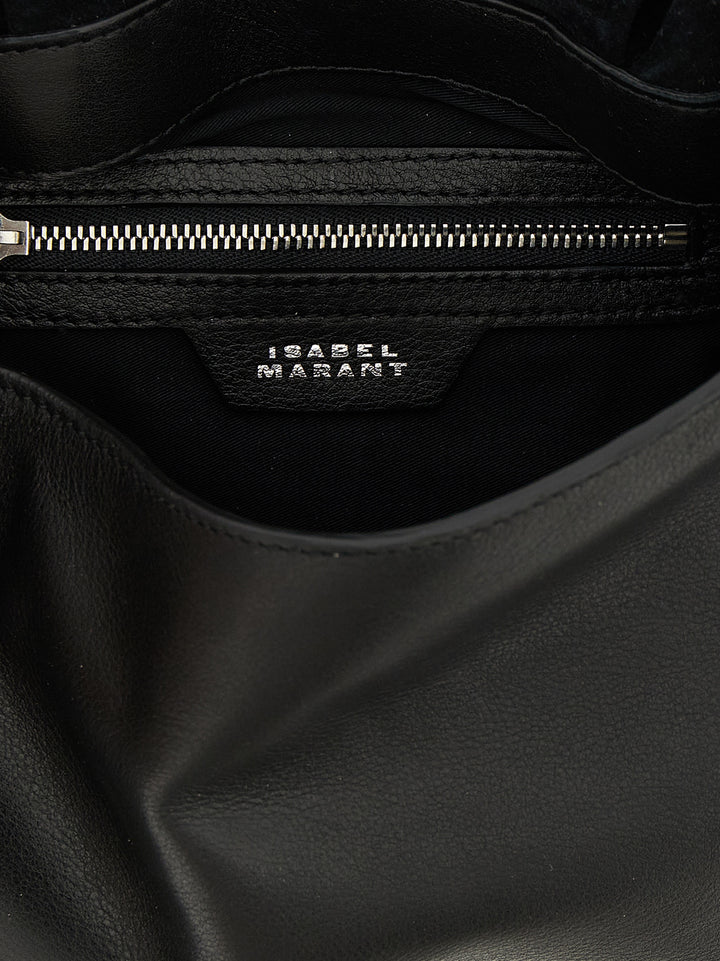 Isabel Marant Black Calfskin Shoulder Bag