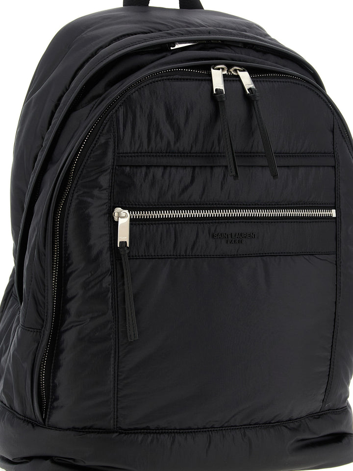 Saint Laurent Black Calfskin Backpack