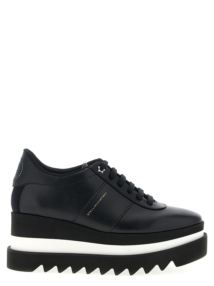 Stella McCartney Black Polyethylene Wedge Sandals