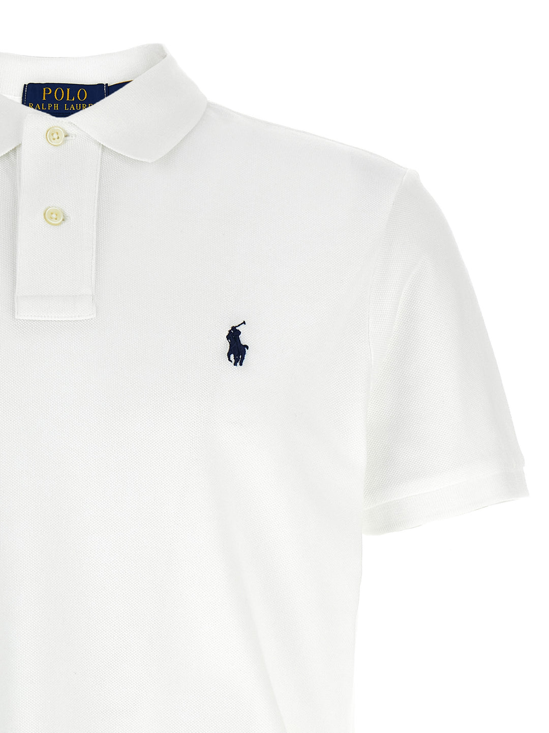 Polo Ralph Lauren White Cotton Polo Shirt