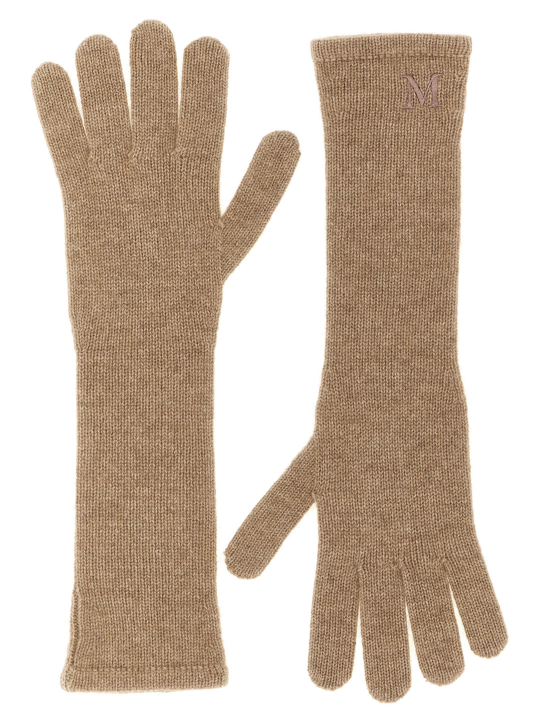 Max Mara Beige Cashmere Gloves