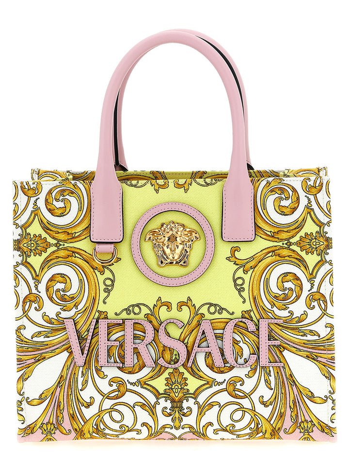 Versace Multicolor Cotton Tote Bag